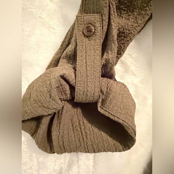 Calvin Klein Khaki Textured Shirt - Picture 3 of 10